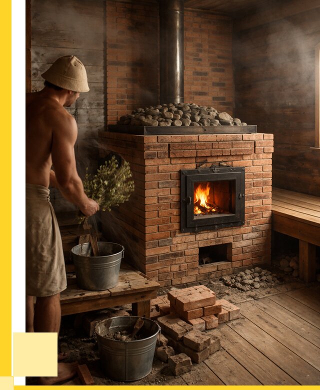 Кирпичные банные печи в Ивантеевке от 92583 р. | ЭриданВнт