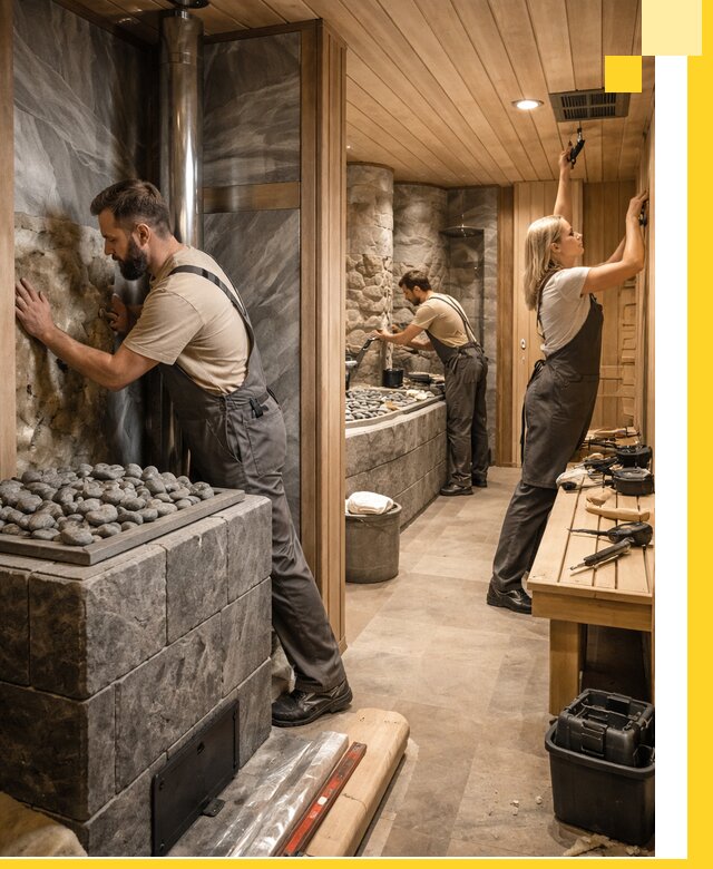 Строительство бань и SPA процедур в Ивантеевке под ключ и отделкой