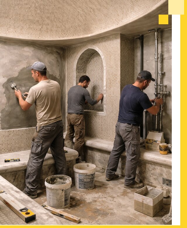 Профессиональный монтаж хамамов под ключ в Ивантеевке с гарантией