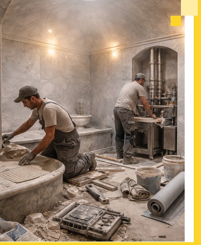 Строительство турецких бань хаммам под ключ в Ивантеевке