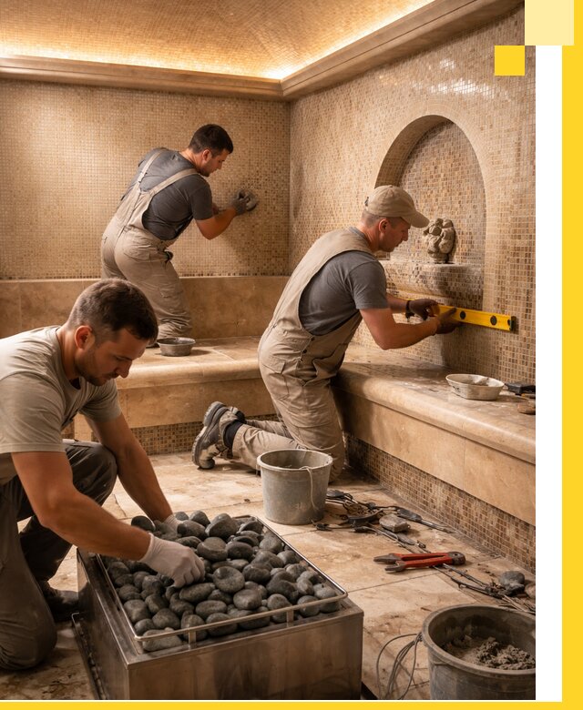 Проектирование и строительство хамама и сауны в Ивантеевке