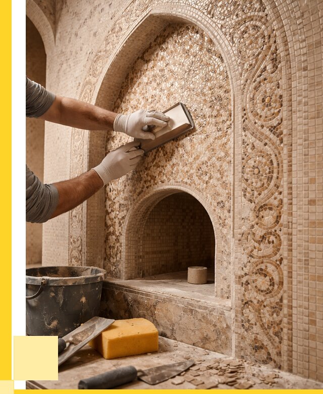 Мозаика для хамама в Ивантеевке под ключ от 5144 р. | ЭриданВнт