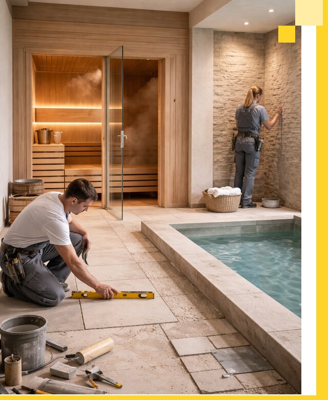 Комплексный дизайн и отделка интерьеров SPA под ключ в Ивантеевке